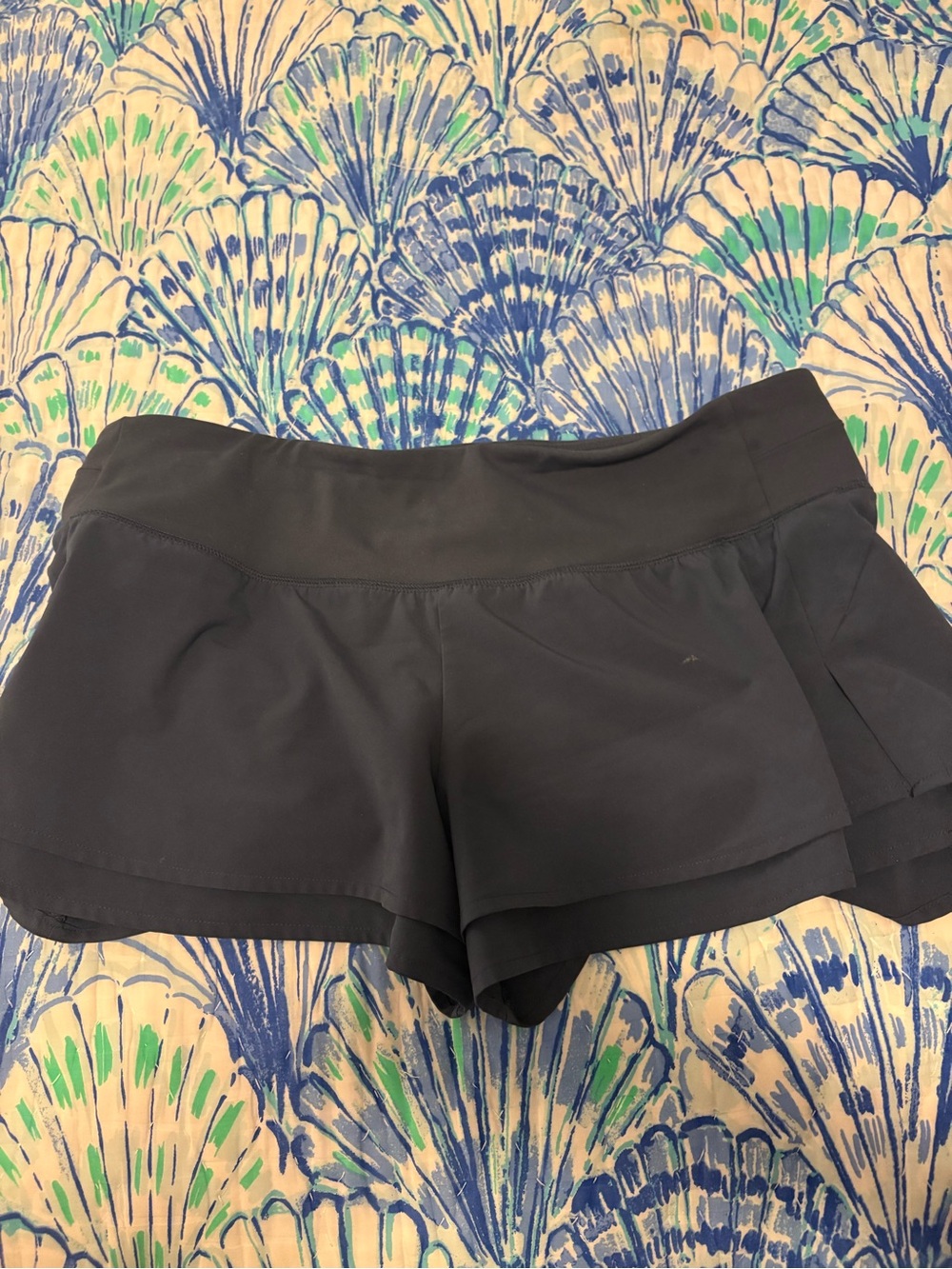 Navy Kick It Up Shorts